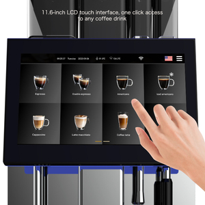 Máquina de Café Comercial de Acero Inoxidable Totalmente Automática con Tecnología Inteligente para Uso en Hoteles, con Más de 30 Sabores Populares - Product Image 4