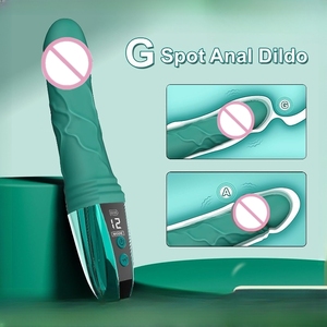 Vibratore di Alta Qualità con 12 Modalità di Vibrazione per Donne, Dildo con <span class=keywords><strong>Ricarica</strong></span> Magnetica e Schermo LCD, Giocattoli Sessuali per Donne - Product Image 3