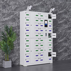 <span class=keywords><strong>Casier</strong></span> intelligent multifonction sans clé 2025 New Idea, 3 en 1, charge sans fil, 10 compartiments, construction en acier durable - Product Image 3