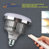 Ampoule LED sans fil à télécommande, dimmable et à couleur réglable, avec minuterie, culot E27, 220V, éclairage d'entrepôt à économie d'énergie, en alliage d'aluminium
