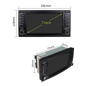 Écran Android 7 pouces, autoradio multimédia, GPS, navigation, écran CarPlay pour <span class=keywords><strong>VW</strong></span> Volkswagen Touareg 2004-2010 - Product Image 1