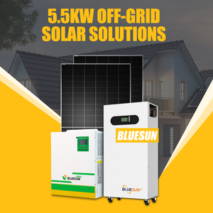 Sistema solar Plug and Play 5.5kw sistema de respaldo solar monofásico 5.5kw <span class=keywords><strong>220V</strong></span> sistema solar fuera de la red con batería de litio de 15kwh - Product Image 4