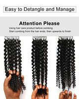 Extensions de cheveux humains bouclés au crochet, style plumes, pour tresses bohèmes, vente chaude en usine, fournisseur de cheveux humains crépus bouclés vierges