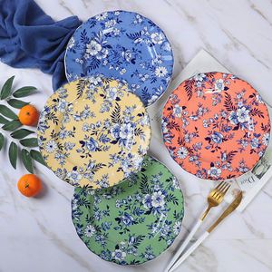 Assiette de vaisselle en céramique style italien rétro design à l'<span class=keywords><strong>encre</strong></span> Assiette à soupe couleur populaire pour hôtels Ensembles personnalisables Vaisselle à bas quantité minimale de commande - Product Image 6