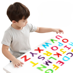 Giocattolo Educativo Sensoriale EDUsense per Bambini, Lettere dell'Alfabeto in EVA Liquida e Mobile, Montessori per Asilo e Scuola Materna - Product Image 3