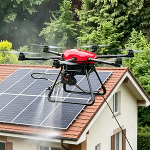 Hoch CE-Zertifizierte Solarmodul-Reinigungsdrohne PV Photovoltaik-Dachreinigungsroboter mit Hinderniserkennung - Product Image 3