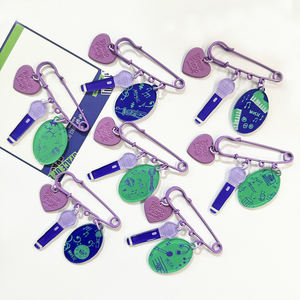 KPOP-Broches de hojalata JUNGKOOK RM V MIC DROP POP-UP, <span class=keywords><strong>JIN</strong></span> JIMIN, SUGA, bolso con colgante acrílico, alfileres para ropa, accesorio para regalo - Product Image 1