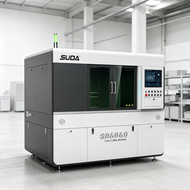 Compact High Precision Fiber Laser Cutting Machine 3000W 600*600MM Metal Cutter