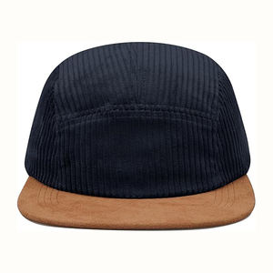 Gorras Deportivas de Pana de 5 Paneles con Bordado 3D de Logotipo Personalizado de Alta Calidad para Hombre - Product Image 4