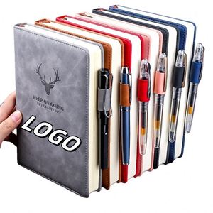 X515-1 Fourni par l'usine, 360 pages, personnalisé, marque sur mesure, carnet de notes portable en cuir rigide, épais, gaufré - Product Image 1