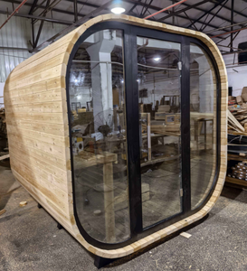 <span class=keywords><strong>Sauna</strong></span> infrarouge avec panneau de commande pour une utilisation intérieure et extérieure, avec thérapie par lumière rouge, <span class=keywords><strong>sauna</strong></span> en bois - Product Image 6