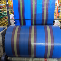 Nouveau design de rouleau de tissu tissé en PP personnalisé pour sacs et sacoches en polypropylène tissé, 80 g/m², 60 g/m², 100 g/m²