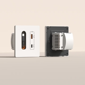 20 Wát USB tường ổ cắm nhanh chóng sạc chuyển đổi bảng điều chỉnh cho Android & Apple tương thích với 3 Cáp dữ liệu Type-C điện thoại di động - Product Image 5