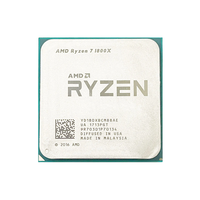 R7-1800X untuk Prosesor Desktop 8 Core 16 Thread 3.6GHz Base 4.0GHz Boost AM4 16MB Cache 95W TDP