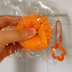 ของเล่นบีบเปลือกส้ม นุ่มมาก คืนรูปช้า บรรเทาความเครียด ลูกบอลบีบเลียนแบบผลไม้ ของเล่นฟิดเจ็ต - Product Image 3