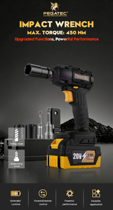 20V Lithium-Ion Battery Cordless Impact Driver Brushless Motor High <b>Torque</b> Power - Product Image 2