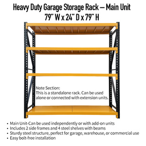 Étagères en fer robustes, étagère <span class=keywords><strong>de</strong></span> rangement personnalisable pour <span class=keywords><strong>garage</strong></span>, installation facile, multicolores, usage commercial et domestique - Product Image 6