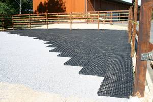 Géocellules de protection de gazon en HDPE, économiques, légères et faciles à installer, pour système de pavage de jardin et de pelouse - Product Image 3