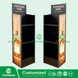 Tienda minorista personalizada Supermercado Soporte de exhibición de <span class=keywords><strong>metal</strong></span> 3 niveles Cerveza Vino Estante de exhibición de <span class=keywords><strong>metal</strong></span> Latas de aerosol Estante de exhibición de <span class=keywords><strong>metal</strong></span> - Product Image 4