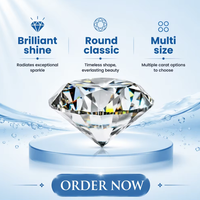 Pierre de Moissanite Colorée Certifiée Viresa en Gros : Bleu, Jaune, Violet, Orange, Champagne, Rouge, Vert, Rose, Gris, Noir
