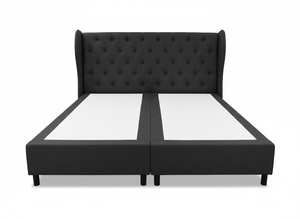 Lujosa <span class=keywords><strong>cama</strong></span> Boxspring de diseño moderno, cómodo marco de madera convertible con camas acolchadas de Estilo <span class=keywords><strong>continental</strong></span> - Product Image 2