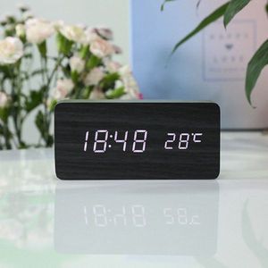 "Silent Wooden Digital Alarm <b>Clocks</b> for Wholesale-Modern Design" - Product Image 1