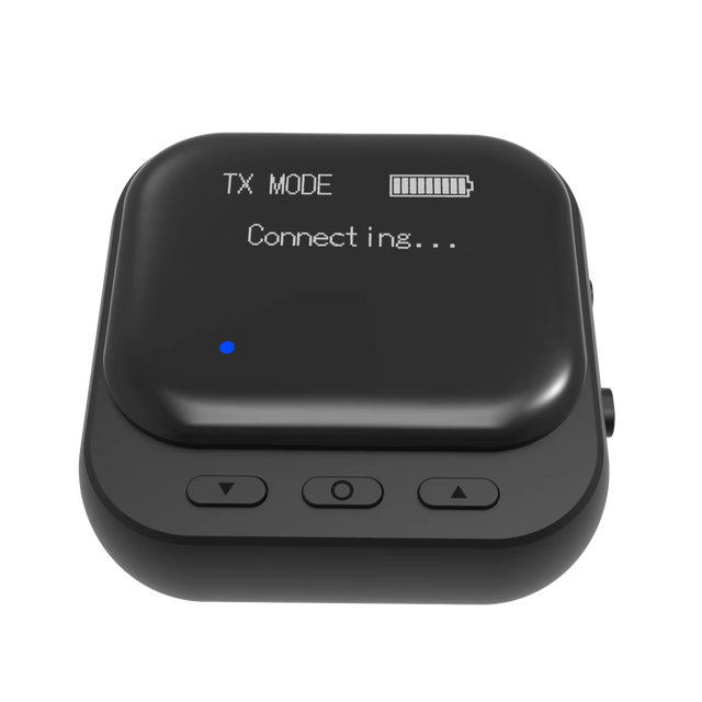 Long Range for 5.2 Receiver HiFi Wireless Audio Adapter with 3D Surround Low Latency 12/13 Hours Playtime