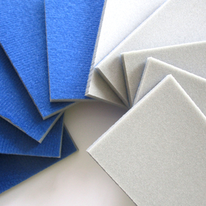 <span class=keywords><strong>Lija</strong></span> de espuma cuadrada azul de 58*100mm para uso en húmedo o seco, hoja de esponja de lijado de doble cara con flocado para pulido de coches, metal, madera y paneles de yeso. - Product Image 3