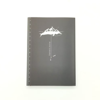 Cahier à couverture rigide en papier pierre A5 personnalisé de haute qualité Journal étanche avec couverture en cuir et logo imprimé pour cadeau