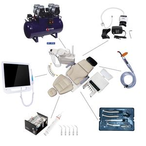 <strong>Dental</strong> <strong>Chairs</strong> <strong>Unit</strong> <strong>Price</strong> with air Compressor <strong>Dental</strong> Equipment Full Set <strong>Dental</strong> <strong>Chair</strong> - Product Image 1