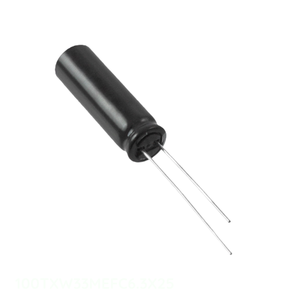 Condensador Original de Aluminio de 33 uF, 20%, 100V, Tipo RADIAL TH 100TXW33MEFC6.3X25 - Product Image 1