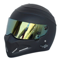 Casque de moto intégral FRP Casque de motocross DOT pour Top Gear Le casque STIG pour visière SIMPSON 5 couleurs