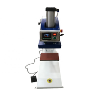 Presse à chaud pneumatique automatique 20x20cm pour l'impression par sublimation sur sacs à dos, équipement de transfert de logo et d'étiquettes par sublimation