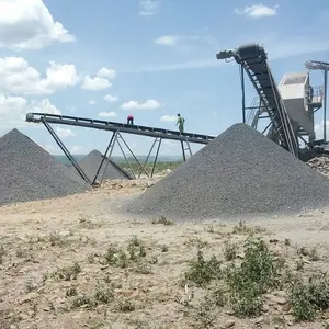 Ocağı istasyonu taş kırıcı üretim hattı endüstriyel çeneli kırıcı