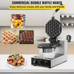 Pembuat wafel gelembung rotasi, mesin pembuat wafel pelat antilengket 110/220V - Product Image 2