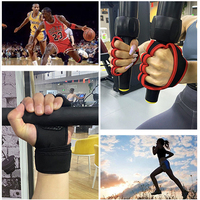 Gants d'entraînement de musculation personnalisés avec logo, soutien du poignet, vente en gros