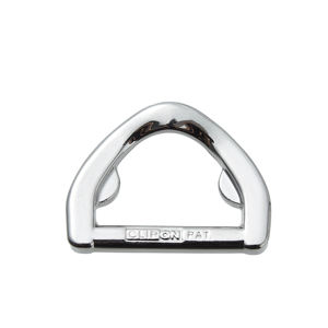 Anneau en D en métal AK450-100-NKL, haute résistance, adapté aux produits d'extérieur, collier pour animaux de compagnie - Product Image 1