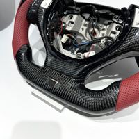 Volant chauffant vibrant en cuir et fibre de carbone avec LED pour Lexus IS250 IS350 GS350 GS300 CT200H - Design sportif Plug+Play