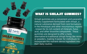 ODM/OEM Private Label Shilajit Gummy Pure Himalayan Shilajit Enzyme Supplement with Fulvic Acid 85+ Trace <b>Minerals</b> for Men Women - Product Image 2