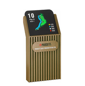 Console <span class=keywords><strong>de</strong></span> <span class=keywords><strong>golf</strong></span> <span class=keywords><strong>de</strong></span> luxe avec tête inclinée, <span class=keywords><strong>carte</strong></span> <span class=keywords><strong>de</strong></span> trous gravée sur mesure et signalétique <span class=keywords><strong>de</strong></span> sponsor avec panneau à changement facile - Product Image 2