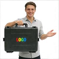 Valise de protection carrée en plastique moulée par injection, étanche IP67, personnalisable OEM/ODM en EVA, vente chaude de notre usine chinoise