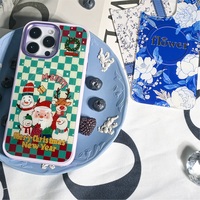 Coque de téléphone à panneau arrière magnétique remplaçable pour iphone 17 / 17pro/17promax/17air avec le portrait de famille de dorure