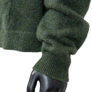 Topshow Hàng Dệt Kim Biểu Tượng Tùy Chỉnh Trống Alpaca Cashmere Mohair Áo Thun Len Mùa Đông Jumper Gradient Dệt Kim Áo Len Áo Người Đàn Ông - Product Image 3