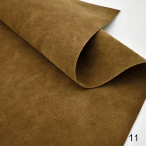 Leather Factory Wholesale Synthetic Designer Artificial Car Headliner Suede Leather Upholstery Fabric For Shoes Gloves