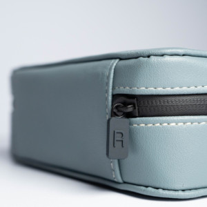 Men's Fashionable PU Leather Skincare <b>Cases</b> Durable Cosmetic Bag Zipper Closure Customizable Logo <b>Makeup</b> Storage Gift Giving - Product Image 3