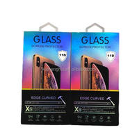 Boîte carrée en papier haute transparence 9H pour protecteur d'écran iPhone 13 12 11 X/XS 5,8 pouces