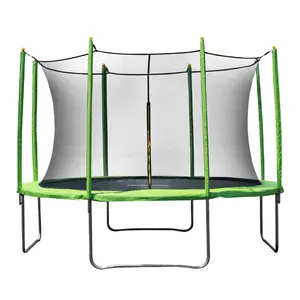 Juego de trampolín multijugador seguro y estable para niños y adultos de buena calidad, combinación de trampolín de 10 pies