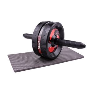 Ruota addominale per allenamento addominale di nuovo stile Home Fitness, doppie ruote in plastica rullo addominale <span class=keywords><strong>Ab</strong></span> con ginocchiere - Product Image 3
