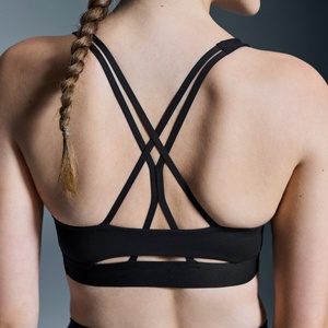 Soutien-gorge de sport transparent à fines bretelles, fermeture éclair frontale, personnalisable et abordable, idéal pour la natation et l'entraînement - Product Image 5