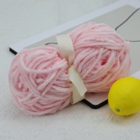 Crochet Cotton Fancy Spun Knitting Chenille Threadsoft Printed Super Chunky Yarn Factory Direct Sales Crochet 100g Yarn